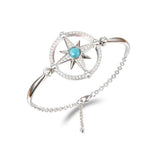 Larimar Pavè Compass Bracelet Bracelet Island by Koa Nani 