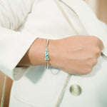 Larimar Pavé Makapu’u Lighthouse Bracelet Bracelet Island by Koa Nani 