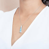 Larimar Pavé Makapu’u Lighthouse Pendant Pendant Island by Koa Nani 