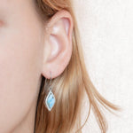 Larimar Pave Ponds Earrings Earrings Island by Koa Nani 