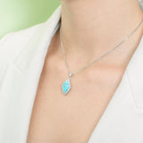 Larimar Pave Ponds Pendant Pendant Island by Koa Nani 