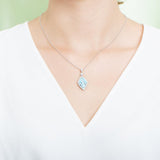 Larimar Pave Ponds Pendant Pendant Island by Koa Nani 