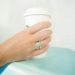 Larimar Petal Split Band Ring Ring Island by Koa Nani 