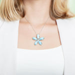 Larimar Pikake Pendant Pendant Island by Koa Nani Large 