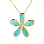 Larimar Pikake Pendant Pendant Island by Koa Nani 