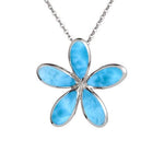 Larimar Pikake Pendant Pendant Island by Koa Nani 