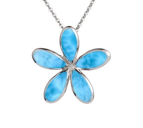 Larimar Pikake Pendant Pendant Island by Koa Nani 