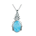 Larimar Pineapple Pendant Pendant Island by Koa Nani Large 