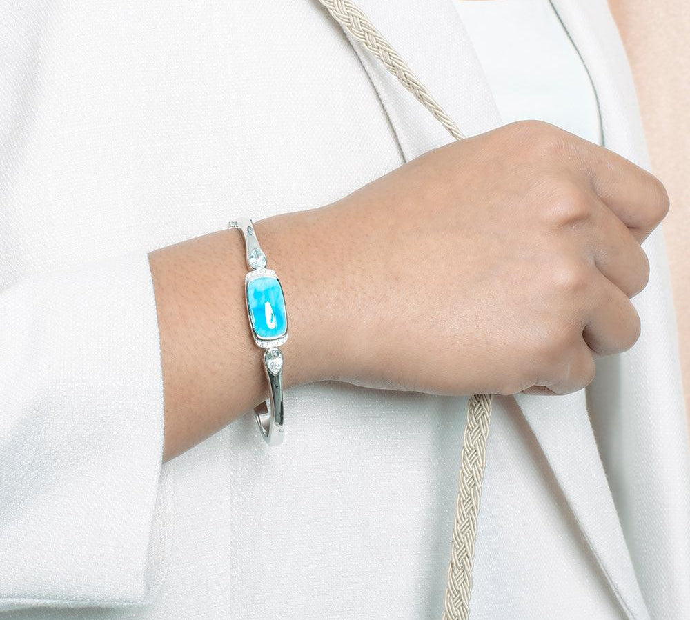 Larimar Plateau Bangle Bangle Island by Koa Nani 