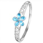 Larimar Plumeria Divine Bangle Bangle Island by Koa Nani 