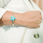 Larimar Plumeria Kai Bangle Bangle Island by Koa Nani 