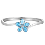 Larimar Plumeria Kai Bangle Bangle Island by Koa Nani 