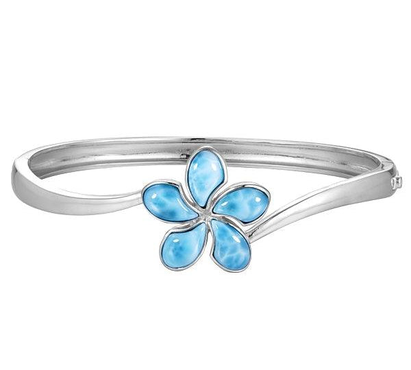 Larimar Plumeria Kai Bangle Bangle Island by Koa Nani 