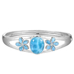 Larimar Plumeria Moana Bangle Bangle Island by Koa Nani 
