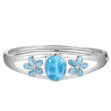 Larimar Plumeria Moana Bangle Bangle Island by Koa Nani 