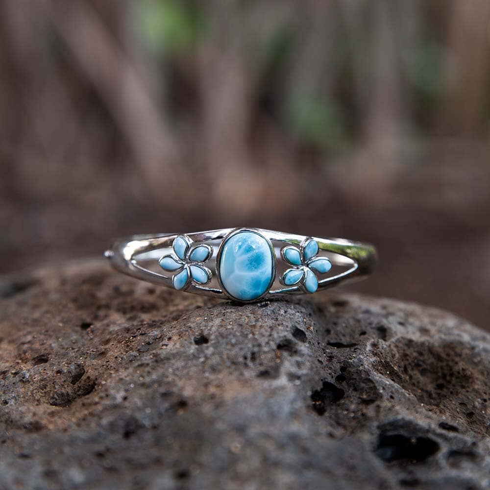 Larimar Plumeria Moana Bangle Bangle Island by Koa Nani 