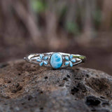 Larimar Plumeria Moana Bangle Bangle Island by Koa Nani 