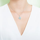 Larimar Plumeria Pendant Pendant Island by Koa Nani 