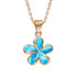 Larimar Plumeria Pendant Pendant Island by Koa Nani 