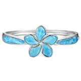 Larimar Plumeria Piha Mahalo Bangle Bangle Island by Koa Nani 