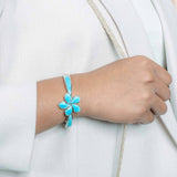 Larimar Plumeria Piha Mahalo Bangle Bangle Island by Koa Nani 
