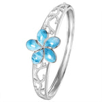 Larimar Plumeria Sea Breeze Bangle Bangle Island by Koa Nani 