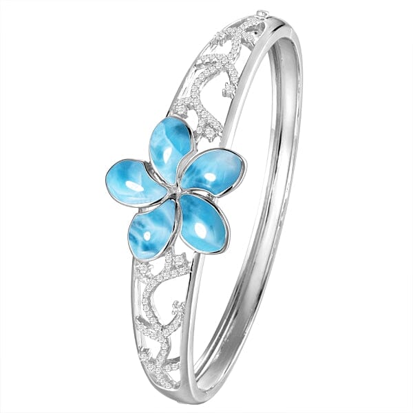Larimar Plumeria Sea Breeze Bangle Bangle Island by Koa Nani 