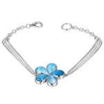 Larimar Plumeria Tennis Bracelet Bracelet Island by Koa Nani 
