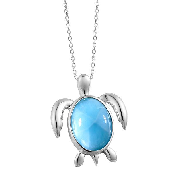 Larimar Poipu Honu Pendant Pendant Island by Koa Nani 