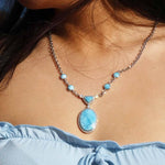 Larimar Poolside Necklace Necklace Island by Koa Nani 
