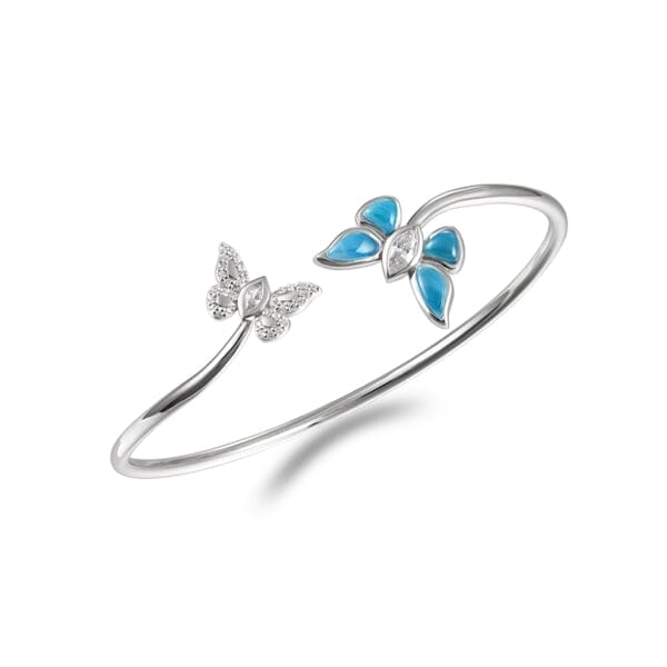 Larimar Pulelehua Bangle & Ring Set Other Island by Koa Nani 