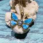 Larimar Pulelehua Pendant Pendant Island by Koa Nani 