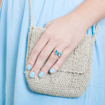 Larimar Pulelehua Ring Ring Island by Koa Nani 