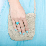 Larimar Pu’uwai Heart Atlantis Ring Ring Island by Koa Nani 
