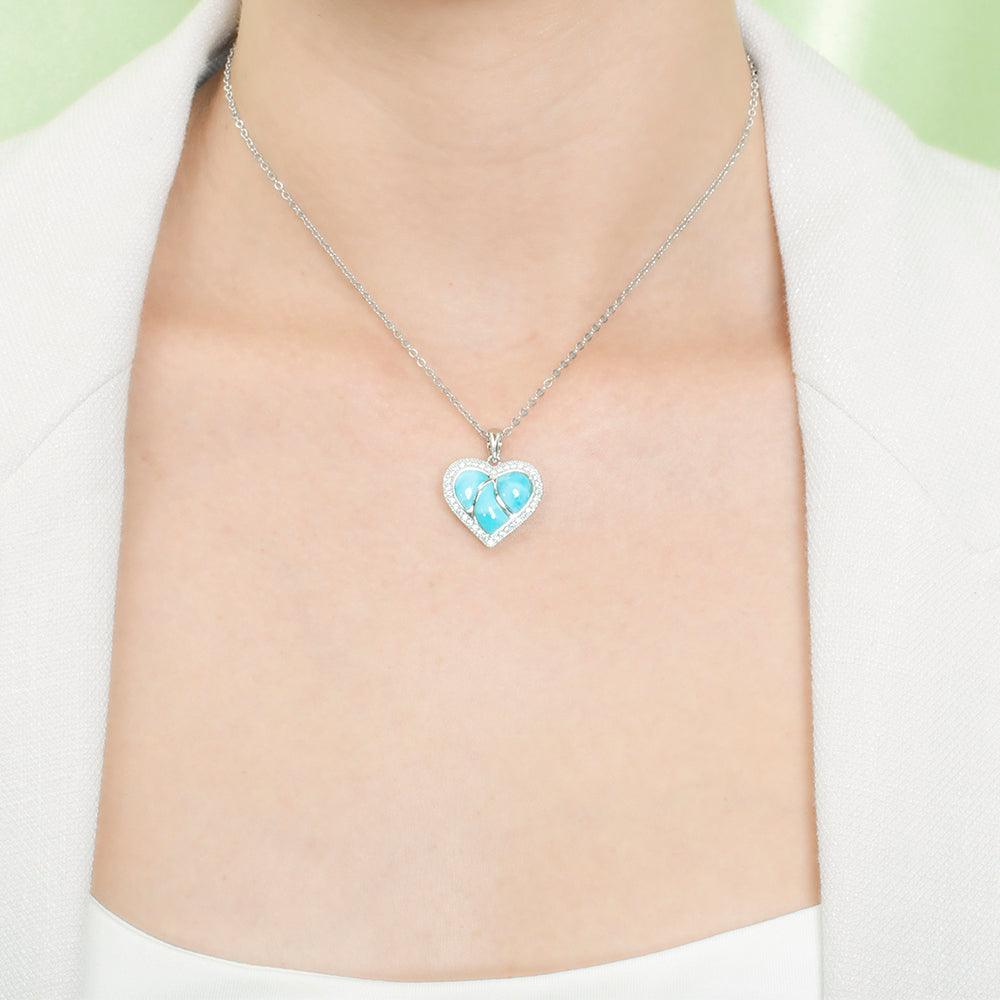 Larimar Pu'uwai Pendant Pendant Island by Koa Nani 