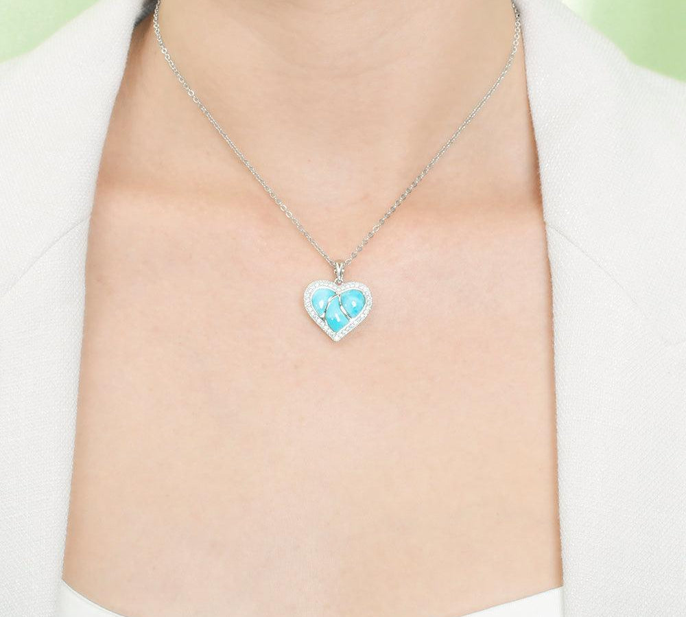 Larimar Pu'uwai Pendant Pendant Island by Koa Nani 