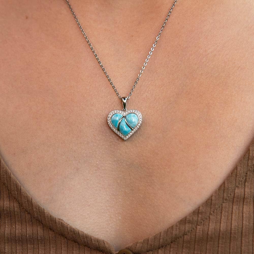 Larimar Pu'uwai Pendant Pendant Island by Koa Nani 