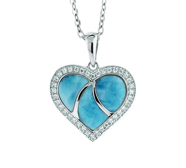 Larimar Pu'uwai Pendant Pendant Island by Koa Nani 