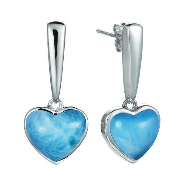 Larimar Pu’uwai Stud Earrings Earrings Island by Koa Nani 