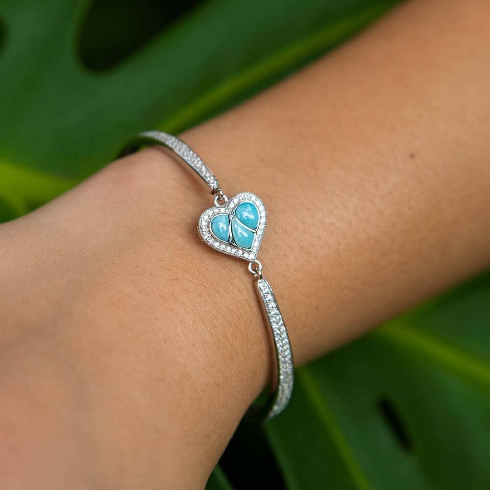 Larimar Pu’uwai Tennis Bracelet Bracelet Island by Koa Nani 