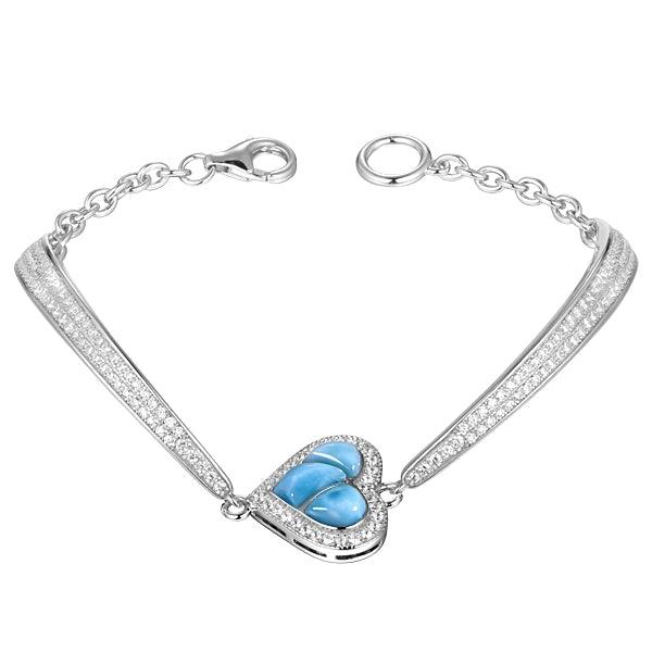 Larimar Pu’uwai Tennis Bracelet Bracelet Island by Koa Nani 