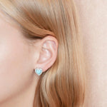 Larimar Pu'uwai Topaz Stud Earrings Earrings Island by Koa Nani 