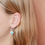 Larimar Radiant Heart Earrings Earrings Island by Koa Nani 