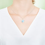 Larimar Radiant Heart Pendant Pendant Island by Koa Nani 