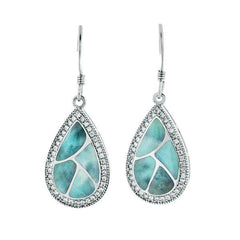 Larimar Reflections Earrings Earrings Island by Koa Nani 