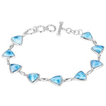 Larimar Reuleaux Charm Bracelet Bracelet Island by Koa Nani 