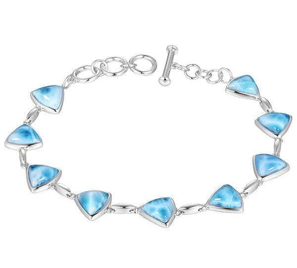 Larimar Reuleaux Charm Bracelet Bracelet Island by Koa Nani 