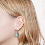 Larimar Reuleaux Hook Earrings Earrings Island by Koa Nani 