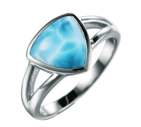 Larimar Reuleaux Split Band Ring Ring Island by Koa Nani 5