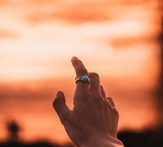 Larimar Reuleaux Split Band Ring Ring Island by Koa Nani 